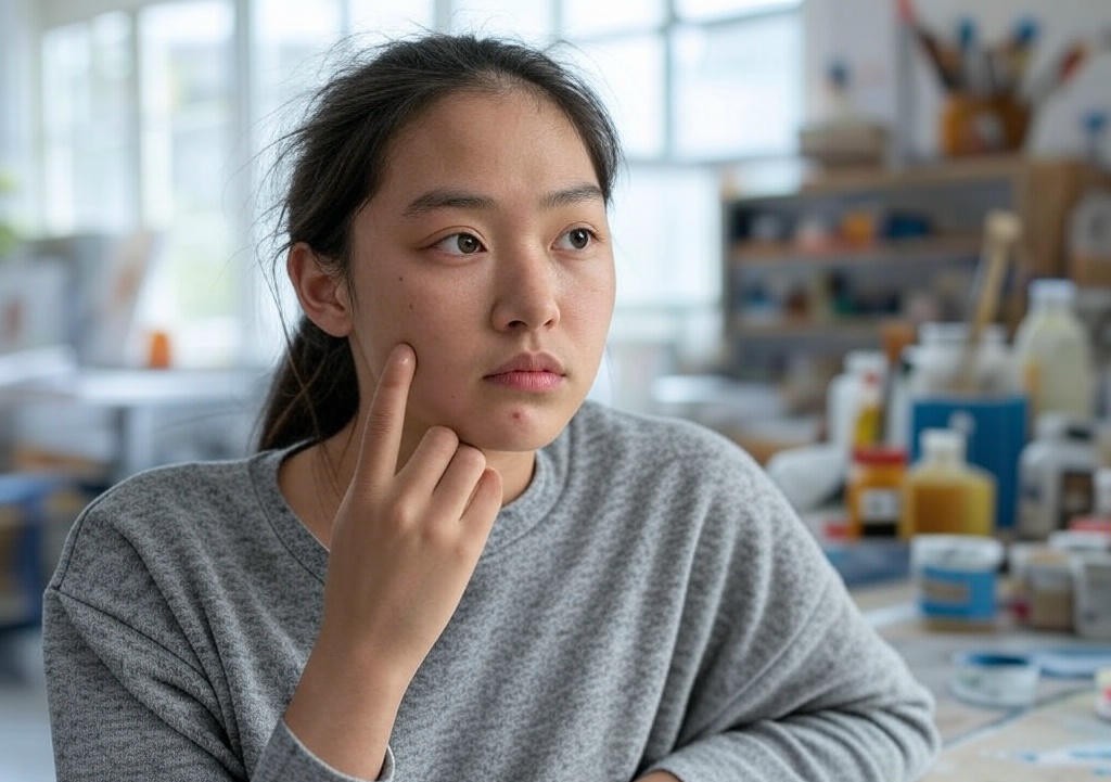 Person rising after fall